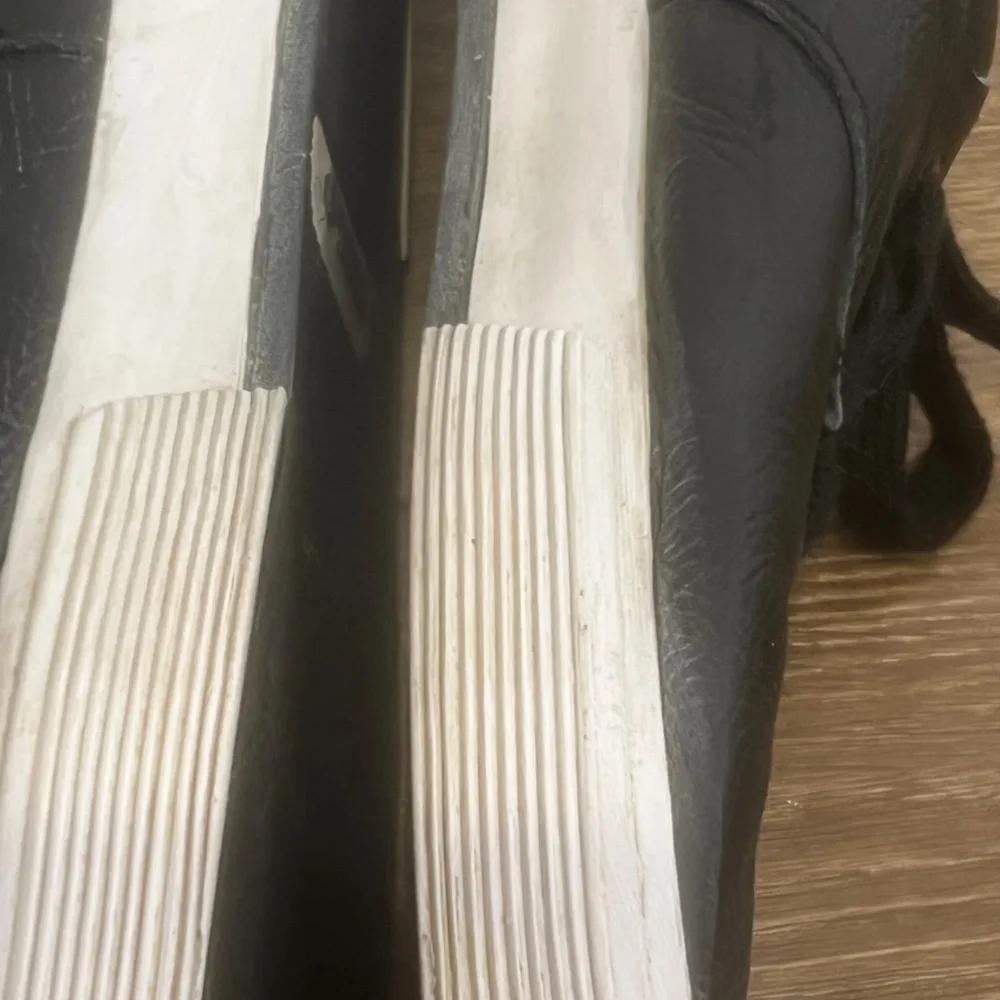 Polo Ralph Lauren Felton Leather Men's Low-Top Casual Sneakers, Black/White, 12 - Picture 12 of 13